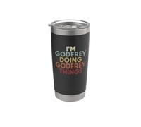 Godfrey Name Godfrey Personalized Name First Given Stainless Steel Insulated Tumbler