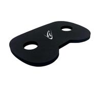 GODFREY Women’s Rowing Seat Pad - 12mm Waterproof Non-Slip Rower Cushion for Concept 2, Peloton, Hydrow & Water Rowers (Black)