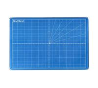 GodHand Tempered Glass Cutting Board, Blue, 151x227mm