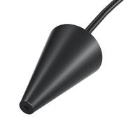 GODIAG Smoke Cone Leak Detector for Automotive Smoke Machine Leak Testing Exhaust Intake Boot Adapter Standard Cone Adapter Diagnostics for Automotive EVAP Leak Locator Tester