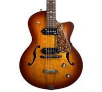 Godin 5th Avenue CW Kingpin II Cognac Burst - Semi Acoustic Guitar