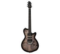 Godin xtSA Guitar (Leaftop Trans Black with Bag)