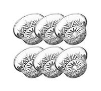 Godinger Bowl Set - Mini Crystal Prep, Dip, Dessert, Bar Dish Bowls - Set of 6, 2oz