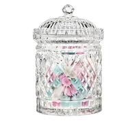 Godinger Canister Set, Crystal Canisters Food Storage Jars - Dublin Collection, Set of 3