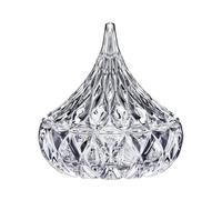 Godinger Crystal Famous Hersheys Kiss Crystal Candy Dish, 5 liters