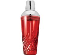 Godinger Dublin Cocktail Shaker, Martini Shaker, 17oz (Red)