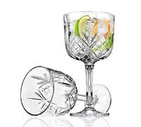 Godinger Gin Cocktail Coupe Goblet Glass - Dublin Collection, Set of 4