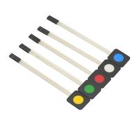 GODIYMODULES 5Pcs Membrane Switch Keypad 1 Key Matrix Membrane Switch Keyboard Matrix Keyboard for Arduino