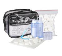 Godiyyer Tissue Mini Portable Compressed 100pcs Compressed Towels Disposable Coin Wipes for Travel/Beauty/Salon/Outdoor Sports