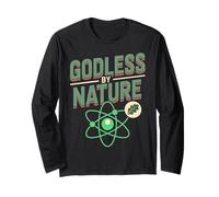 Godless by Nature Atheist Agnostic Design Long Sleeve T-Shirt