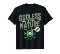 Godless by Nature Atheist Agnostic Design T-Shirt