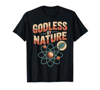 Godless by Nature Atheist Agnostic Design T-Shirt