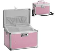 GODLONSEN Lockable Medicine Storage Box Home/Hospital Essential - First Aid kits,Medicine Security Organizer, Waterproof Design for Emergency Child Medication & Supplies(Medium,Pink)