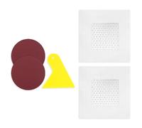 GODLOVEM Drywall Repair Kit, 2Pcs 2 Inch Self Adhesive Sticky Mesh Aluminum Wall Repair Patch for Wall Ceiling Hole Patch Repair