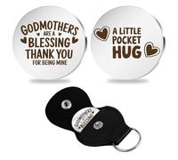 Godmother Gifts,Gifts for Godmother,Godmother Gifts from Godson,New Godmother Gift,Presents for Godmother,Pocket Hug,God Gifts for Women,Godparent Gifts for Christening,Godmother Christmas Gifts