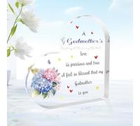 Godmother Gifts Godmother Godmother Birthday Acrylic Plaque God Mothers Gifts,Gifts For Godmother Gift Ideas For Godmother Acrylic Plaque Gifts Great Godmother Gifts Godparent Gifts