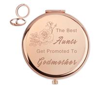 Godmother Gifts,Godparent Gifts,God Mothers Gifts,Godmother Birthday Gifts,Godmother Presents,Compact Mirror,Best Godmother Gifts,New Godmother Gift,Godmother, Godmother
