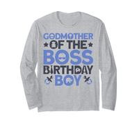 Godmother of The Boss Birthday Party Outfit Like A Boss Long Sleeve T-Shirt