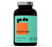 Godo Creatine Capsules for Women - Pure Creatine Monohydrate 3000mg Per Serving - Convenient Pills for Lean Muscle, Toning & Strength - 140 Vegan Capsules - 35 Day Supply - No Powder