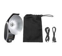 Godox 1/1-1/64 Lux Senior Speedlite With Hotshoe Camera Flash Proffessional Photography Lighting LED Video Flash Portable Battery Vintage Retro Powered Light (Black)