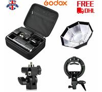 Godox 2.4 TTL AD200 Flash Strobe Speedlite Set+AD-S7 Softbox +S type Bracket Kit