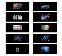 GODOX 35mm Projection Slide Set Lighting Gels Colour Correction Filter Photography Lightbox Diffuser Color Overlays for Spotlight Transparent (AK-S04)