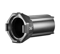 Godox 36° Projection Lens Attachment Optical Zoom Lens VSA Projector Spotlight Attachmen Focusing Adapter Fresnel Spot Camera Photography Brighter Focus Lens Adjust Studio Light Flash LED Light (36°)