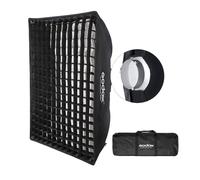 Godox 80cm x 120cm 31.5"x47.2" Strip Beehive Honeycomb Grid Softbox Bowens Mount for Godox Flash Light and Other Studio Flash Light