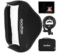 GODOX 80x80cm Foldable Flash Softbox kit with S-Type Bracket Bowens Mount Holder for Camera Flash Speedlight Studio Photography