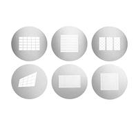 Godox 85mm VSA Spotlight System Gobos Photography Lighting Softbox Portable Flash Diffuser Godox VSA-GS4 Fresnel Lens Light Studio Rotolight Cine Lens Flash Gel Light Filters (Set 4)