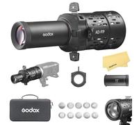 Godox AD-FP-19° AD-FP 19° Flash Projector for Godox-Mount Flash Speedlite,Built-in 4 Leaf Shutters,360°Rotatable,EF Mount,Attachment for GodoxAD300 Pro/AD300 Pro II/AD300Pro II/AD400Pro ll/AD400Pro II