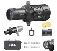Godox AD-FP-50° AD-FP 50° Flash Projector for Godox-Mount Flash Speedlite,Built-in 4 Leaf Shutters,360°Rotatable,EF Mount,Attachment for GodoxAD300 Pro/AD300 Pro II/AD300Pro II/AD400Pro ll/AD400Pro II