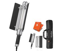 Godox AD-S200 AD-S200 360° Stick Flash Head For Godox AD200 & AD200Pro Battery Powered Light | Metal Barn Doors Included | Perfect for Photo Video Content + 12 Month Extended Warranty Card (3 Yrs)