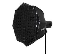 Godox AD-S60S Portable Softbox 23.6inch/60cm, Black, Silver Reflective Material, Godox Mount for AD400Pro AD300Pro ML60 ML60Bi Light, Includes Softbox, 2 X Soft Cloth, Honeycomb Grid, Carrying Bag