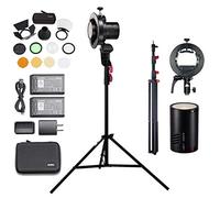 GODOX AD100 Pro Portable Flash Head Starter Kit with 190cm Stand, S2 S-Fit Bowens Bracket, AK-R1 Accessory Kit & Spare Battery. 100Ws TTL HSS Lightweight Portable Compact Strobe Modelling Lamp 2.4Ghz