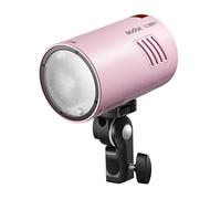 Godox AD100Pro Pocket Studio Portrait Flash Light Photography Lamp OLED Screen 5800K 1/8000s Sync TTL/Multi/M Flash Built-in 2.4G Wireless X System with 2600mAh Battery Pink