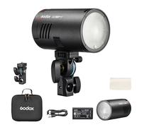 Godox AD100ProII Pocket Outdoor Flash Strobe, 100Ws 2.4G TTL 1/8000s HSS Monolight, 0.01-1.5s Recycle, 490 Full Power Flashes, LED Modeling Lamp, GODOX AD 100 Pro II with Color Indicator