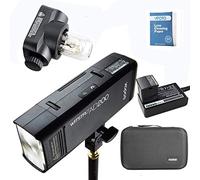 Godox AD200 Pocket Flash Light 2.4G TTL 200Ws HSS 1 / 8000s Flashlight Speedlite with Flash Lightning Head (GN52), Incandescent Lightning Head (GN60), 2900mAh Lithium Battery
