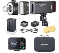 GODOX AD200 Pro II Godox AD200Pro II Godox AD200ProII 2.4G TTL Pocket Flash Strobe,500 Full Power Flashes,0.01-1.8s Recycling,2900mAh Battery for Canon Sony Nikon Fujifilm Olympus Panasonic Etc Camera