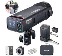 Godox AD200Pro II 200Ws Flash - HSS 1/8000s, 2.4G Wireless X-System, 0.01-1.8s Recycling, 2980mAh Battery, TTL Compatible with Canon/Nikon/Sony, Upgrade from AD200Pro