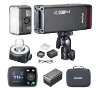 GODOX AD200Pro II AD200ProII Outdoor Flash Speedlight Strobe 200Ws 2.4G TTL Flash Unit, 500 Flashes with Full Power Pocket Flash for Canon, Sony, Nikon, Fuji, Olympus, Panasonic (AD200Pro Upgraded)