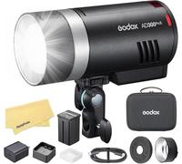 GODOX AD300 Pro II AD300Pro II 300W TTL Outdoor Flash Strobe | for Canon Sony Nikon Fujifilm Olympus Panasonic Etc Cameras,2.4G TTL 1/8000 HSS,0.01-1.5s Recycle Time,350 Full Power Flashes