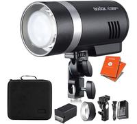 GODOX AD300 Pro Studio Portable Flash 300Ws TTL HSS 1/8000th High Speed Bi-Colour Modelling Lamp 3000K 6500K For Portraits, photos, photography + 12 Month Extended Warranty Card (3 Yrs)