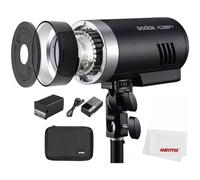 Godox AD300Pro AD300 PRO 300Ws Portable Outdoor Strobe Flash Light Vedio Monolight 5600K±100K TTL Built-in 2.4G Wireless 1/8000 HSS Receiver Compatible with Nikon,Canon,Sony,Fuji,Pentax and Olympus