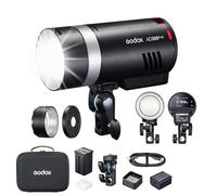 Godox AD300Pro II AD300 Pro II Outdoor Flash Strobe Light, Godox Studio Flash Monolight, 300Ws TTL 2.4G HSS 1/8000, Rechargeable Battery Compatible for Canon Sony Nikon Fuji Olympus(AD300Pro Update)