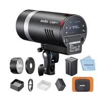 Godox AD300Pro II Outdoor Flash | 300Ws 2.4G TTL HSS 1/8000s, 350 Full Power Flashes, 0.01-1.5s Recycle, 16-Color Groups, 12W Bi-Color Modeling Lamp