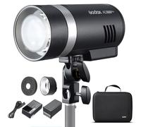 Godox AD300Pro Outdoor Flash Strobe, 300W 2.4G TTL 1/8000 HSS Flash, 0.01-1.5s Recycle Time, 320 Full Power Pop, 12W Modeling Lamp, Portable AD300 Pro Monolight Strobe with 2600mAh Lithium Battery