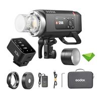 Godox AD400 Pro II AD400Pro II 400Ws Flash with X3-C Trigger for Canon, GN72, 30W Bi-Color Modeling Lamp, 460 Full Power Flash, 0.01-1s Recycle Time, 1/8000 HSS, Freeze Mode, Strobe Light for Canon