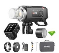 Godox AD400 Pro II AD400Pro II 400Ws Flash with X3-L Trigger for Leica, GN72, 30W Bi-Color Modeling Lamp, 460 Full Power Flash, 0.01-1s Recycle Time, 1/8000 HSS, Freeze Mode, Strobe Light