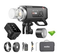 Godox AD400 Pro II AD400Pro II 400Ws Flash with X3-N Trigger for Nikon, GN72, 30W Bi-Color Modeling Lamp, 460 Full Power Flash, 0.01-1s Recycle Time, 1/8000 HSS, Freeze Mode, Strobe Light for Nikon
